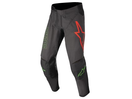 kalhoty TECHSTAR PHANTOM  ALPINESTARS černá antracit/zelená neon (Veľkosť 32)