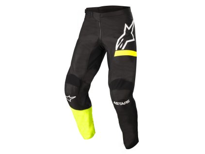 nohavice FLUID CHASER, ALPINESTARS (čierna/žltá fluo)