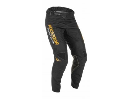 kINETIC ROCKSTAR FLY RACING nohavice - USA 2023 black/gold