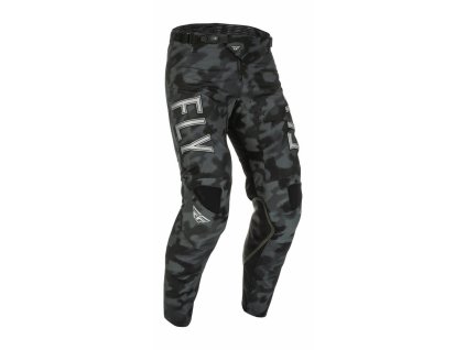 kalhoty KINETIC SE  FLY RACING - USA 2022 černá/šedá/camo (Veľkosť 28)