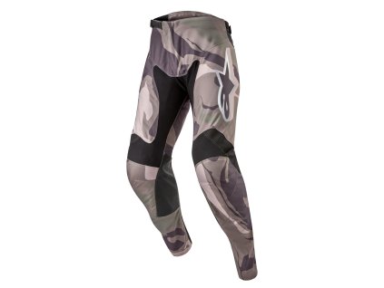 kalhoty RACER TACTICAL  ALPINESTARS zelená camo/hnědá 2024 (Veľkosť 32)