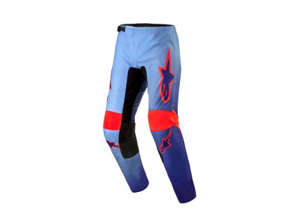 kalhoty FLUID LUCENT  ALPINESTARS modrá/světle modrá/oranžová 2024 (Veľkosť 34)