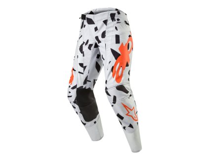 kalhoty TECHSTAR RANTERA  ALPINESTARS šedá/oranžová/černá 2024 (Veľkosť 34)