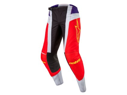 kalhoty TECHSTAR OCURI  ALPINESTARS oranžová/šedá/fialová/žlutá 2024 (Veľkosť 32)