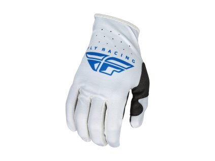 rukavice LITE  FLY RACING - USA 2023 šedá/modrá (Veľkosť 3XL)