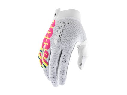 rukavice ITRACK  100% - USA bílá (Veľkosť S)