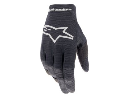 rukavice RADAR  ALPINESTARS černá/stříbrná 2025 (Veľkosť S)