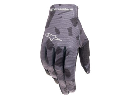 rukavice RADAR  ALPINESTARS šedá camo/černá 2024 (Veľkosť S)