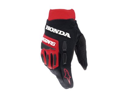 rukavice FULL BORE HONDA kolekce  ALPINESTARS červená/černá 2025 (Veľkosť S)