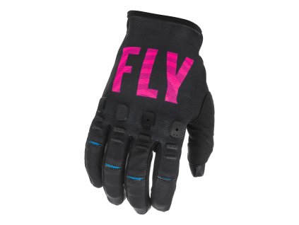 rukavice KINETIC SE K221  FLY RACING černá/růžová/modrá (Veľkosť 3XL)