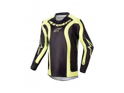 dres RACER LURV  ALPINESTARS  dětský černá/žlutá fluo 2024 (Veľkosť M)
