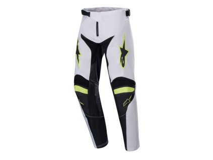 kalhoty RACER LUCENT  ALPINESTARS  dětské bílá/černá/žlutá fluo 2024 (Veľkosť 22)