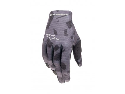 rukavice RADAR  ALPINESTARS  dětské šedá camo/černá 2024 (Veľkosť XS)