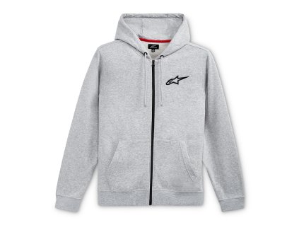 mikina AGELESS CHEST HOODIE  ALPINESTARS šedá/černá (Veľkosť XL)