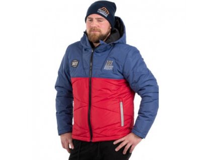 bunda DEFROST22 NATION  101 RIDERS modrá/červená (Veľkosť L)