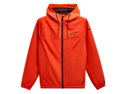 bunda TREQ WINDBRAKER  ALPINESTARS červená fluo/černá (Veľkosť M)