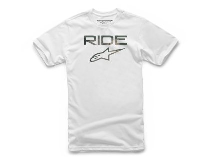 tričko RIDE 2.0 CAMO, ALPINESTARS (biela/kamufláž)