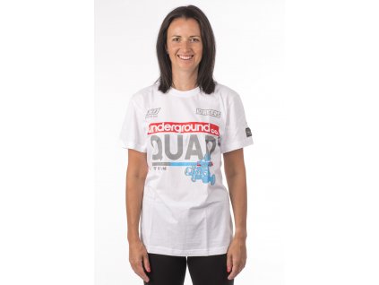 triko QUAD REGULAR  101 RIDERS bílé unisex (Veľkosť M)