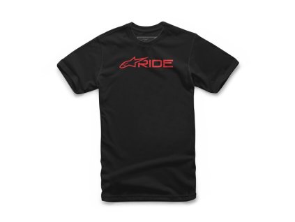 tričko RIDE 3.0, ALPINESTARS (čierne/červené)