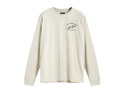 triko FULL FACE TEE dlouhý rukáv  ALPINESTARS bílá (Veľkosť L)