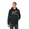 mikina ALWAYS 20  ALPINESTARS černá/bílá/červená (Veľkosť L)