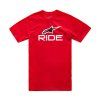 triko RIDE 40 CSF  ALPINESTARS červená/bílá/černá (Veľkosť 2XL)