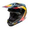 přilba FORMULA CP  FLY RACING - USA šedá/černá/duhová (Veľkosť L)