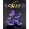 boty TECH 10 limitovaná edice CHAMP  ALPINESTARS fialová/zlatá 2024 (Veľkosť 42)