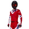 dres RACER VEIL  ALPINESTARS červená/bílá 2025 (Veľkosť S)