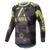 dres RACER HOLLOW  ALPINESTARS tmavá camo/žlutá fluo 2025 (Veľkosť S)