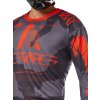 dres RACER HOLLOW  ALPINESTARS šedá camo/oranžová fluo 2025 (Veľkosť S)