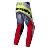 kalhoty TECHSTAR MELT  ALPINESTARS červená/šedá 2025 (Veľkosť 34)