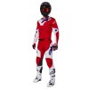kalhoty RACER VEIL  ALPINESTARS červená/bílá 2025 (Veľkosť 28)