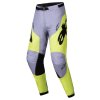 kalhoty RACER VEIL  ALPINESTARS šedá/žlutá fluo 2025 (Veľkosť 28)