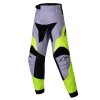 kalhoty RACER VEIL KIDS  ALPINESTARS  dětské šedá/žlutá fluo 2025 (Veľkosť 18)