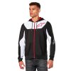 mikina SESSIONS 3 HOODIE  ALPINESTARS černá/bílá/červená (Veľkosť S)