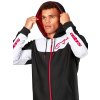 mikina SESSIONS 3 HOODIE  ALPINESTARS černá/bílá/červená (Veľkosť S)