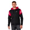 mikina VELOCITY HOODIE  ALPINESTARS černá/červená (Veľkosť S)