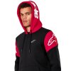 mikina VELOCITY HOODIE  ALPINESTARS černá/červená (Veľkosť S)