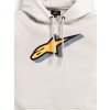 mikina QUICKNESS HOODIE  ALPINESTARS bílá offwhite (Veľkosť L)