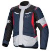 bunda ST-1 WATERPROOF  ALPINESTARS tmavě modrá/černá/červená 2025 (Veľkosť XL)