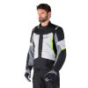 bunda ST-1 WATERPROOF  ALPINESTARS světle šedá/černá/žlutá fluo 2025 (Veľkosť S)