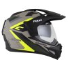 přilba Tour 20 X-tra  CASSIDA písková matná/žlutá fluo/zelená/černá  plexi s přípravou pro Pinlock 2026 (Veľkosť XS (53 až 54 cm))