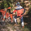 kalhoty PRO-DURA  ALPINESTARS modrá/oranžová/bílá 2026 (Veľkosť 28)