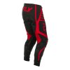 kalhoty LITE  FLY RACING - USA 2025 černá/červená (Veľkosť 28)