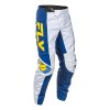 kalhoty F-16  FLY RACING - USA 2025 bílá/modrá/žlutá (Veľkosť 30)