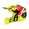 přilba X19D TENDO  ZED  dětská žlutá fluo/růžová/oranžová/černá 2026 (Veľkosť S (48 cm))