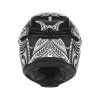 přilba GOLIATH MAORI  NOX EXKLUSIV černá matná  bílá (Veľkosť XS)