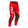 kalhoty EVOLUTION  FLY RACING - USA 2025 červená/bílá/černá (Veľkosť 30)