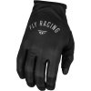 rukavice LITE  FLY RACING - USA dámské 2025 černá/šedá (Veľkosť L)